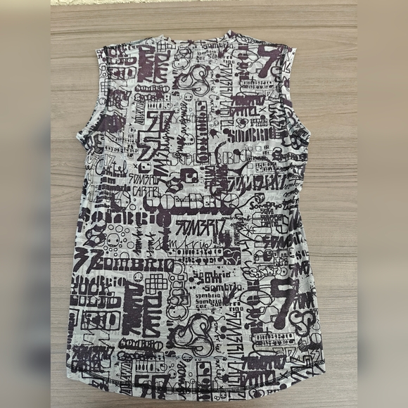Y2K Sombrio Logo Men's Tank top M - Picture 3 of 4
